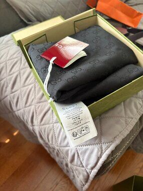 GG jacquard shawl/scarf